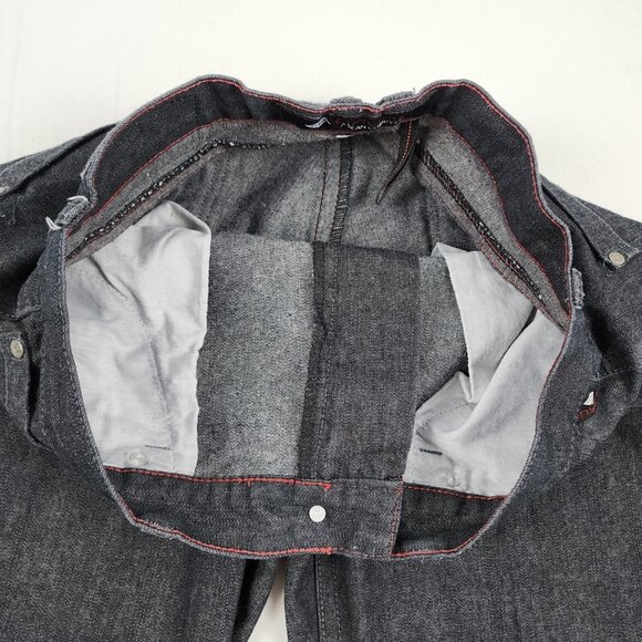 Enyce Sean Combs Jeans Mens 34x32 Black Vintage Hip Hop Y2K Dark Wash Denim - Picture 5 of 10